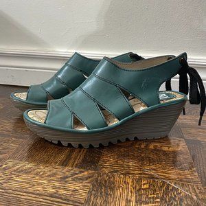 Fly London 'Yown' Platform Wedge Sandal
